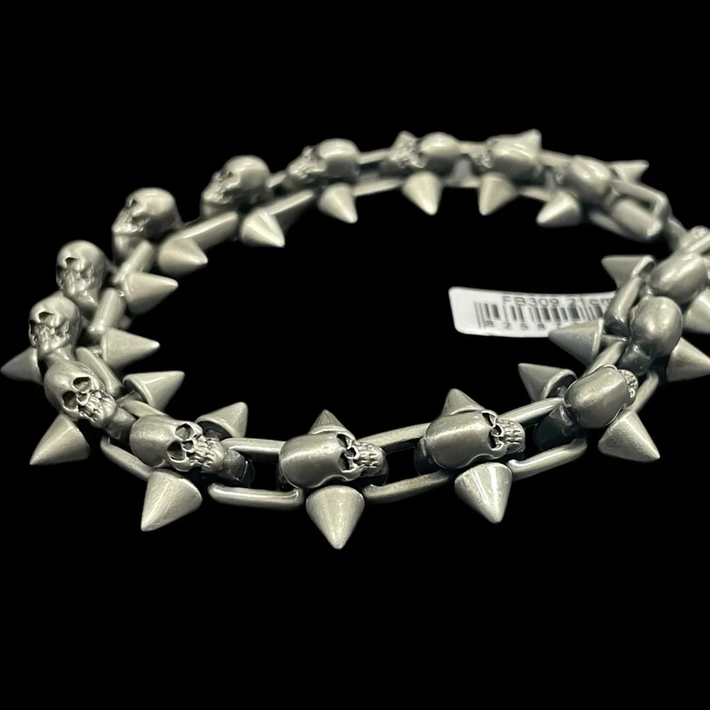 Bico Australia Jewelry - Spiked Skull Bracelet NWT!